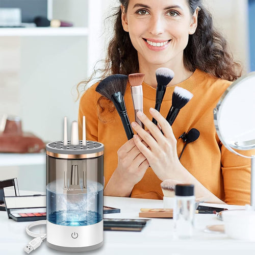 GlowMuse™ | Limpiador Automático de Brochas